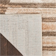 Nourison Astra Machine Washable 6' Runner Latte Fabric Area Rug