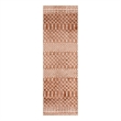 Nourison Astra Machine Washable 8' Runner Copper Fabric Area Rug