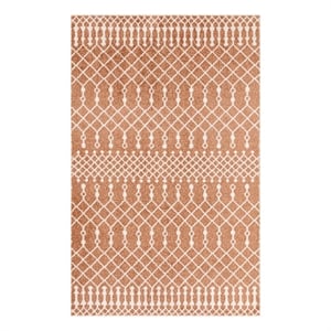 Nourison Astra Machine Washable 3' x 5' Copper Fabric Area Rug
