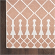 Nourison Astra Machine Washable 4' x 6' Copper Fabric Area Rug