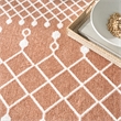 Nourison Astra Machine Washable 4' x 6' Copper Fabric Area Rug