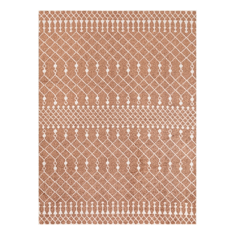Nourison Astra Machine Washable 4' x 6' Copper Fabric Area Rug