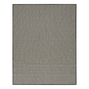Nourison Courtyard 9' x 12' Black White Fabric Area Rug