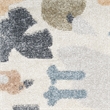 Nourison Astra Machine Washable 2' x 4' Ivory Fabric Area Rug