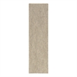 Nourison Courtyard 6' Runner Jute Ivory Fabric Area Rug