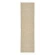 Nourison Courtyard 6' Runner Natural Fabric Area Rug