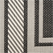 Nourison Horizon 6' Runner Black Fabric Area Rug