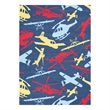 Nourison Imagination 5' x 7' Navy Multi-Color Fabric Area Rug