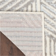 Nourison Grafix 6' Runner Gray Fabric Area Rug