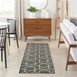 Nourison Horizon 8' Runner Charcoal Fabric Area Rug