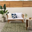 Nourison Horizon 5' x 7' Green Fabric Area Rug