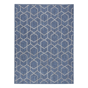 Nourison Horizon 4' x 6' Denim Fabric Area Rug