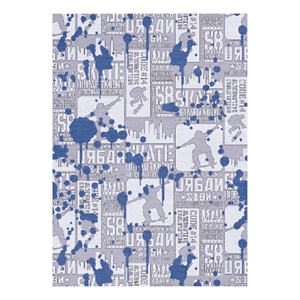 Nourison Imagination 5' x 7' Blue Fabric Area Rug