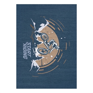 Nourison Imagination 4' x 5' Blue Fabric Area Rug