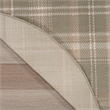 Nourison Grafix 4' x Round Olive Fabric Area Rug