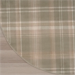 Nourison Grafix 8' x Round Olive Fabric Area Rug