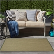 Nourison Courtyard 2' x 3' Green Fabric Area Rug