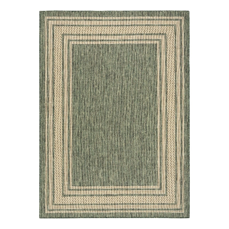 Nourison Horizon 4' x 6' Green Fabric Area Rug