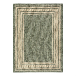 Nourison Horizon 5' x 7' Green Fabric Area Rug