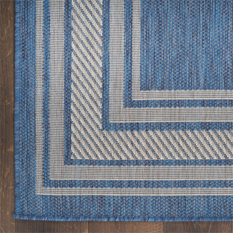 Nourison Horizon 4' x 6' Denim Fabric Area Rug