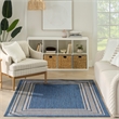 Nourison Horizon 4' x 6' Denim Fabric Area Rug
