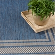 Nourison Horizon 4' x 6' Denim Fabric Area Rug