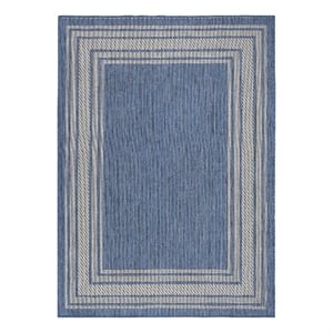 Nourison Horizon 4' x 6' Denim Fabric Area Rug