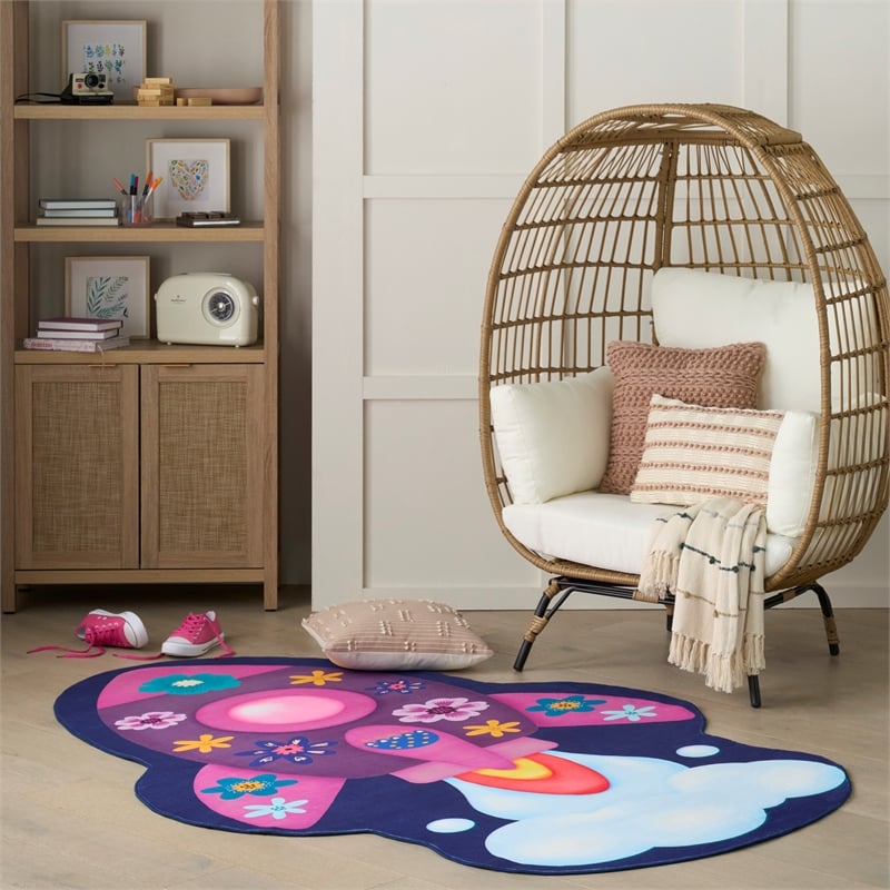 Nourison Imagination 5' x 7' Multi-Color Fabric Area Rug