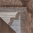 Nourison Easy Care 8' Runner Brown Fabric Area Rug