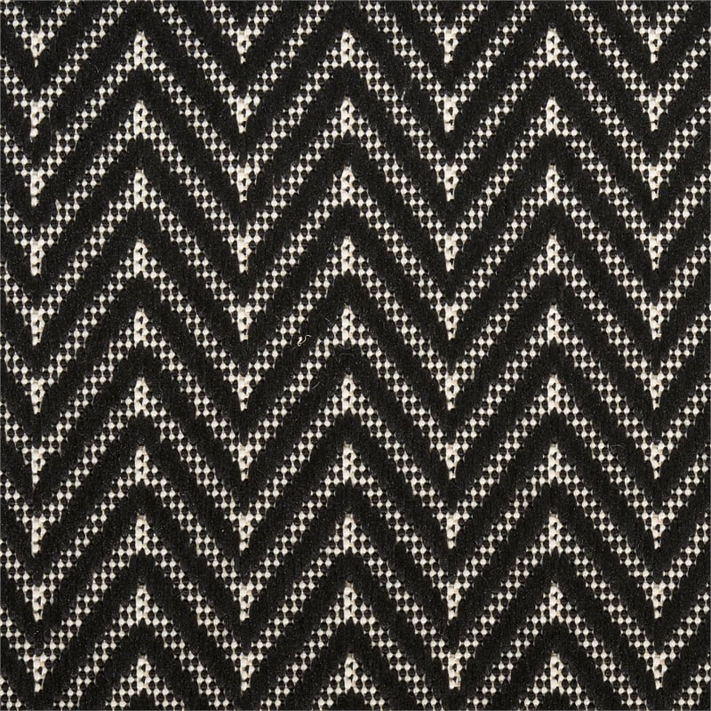 Nourison Horizon 6' Runner Black Fabric Area Rug