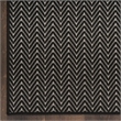 Nourison Horizon 4' x 6' Black Fabric Area Rug