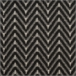 Nourison Horizon 4' x 6' Black Fabric Area Rug