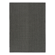 Nourison Horizon 4' x 6' Black Fabric Area Rug