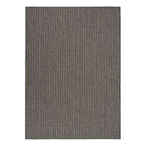 Nourison Horizon 5' x 7' Charcoal Fabric Area Rug