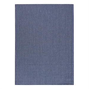 Nourison Horizon 4' x 6' Navy Fabric Area Rug