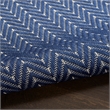 Nourison Horizon 5' x 7' Navy Fabric Area Rug