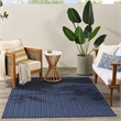 Nourison Horizon 5' x 7' Navy Fabric Area Rug
