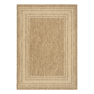 Nourison Horizon 4' x 6' Natural Fabric Area Rug