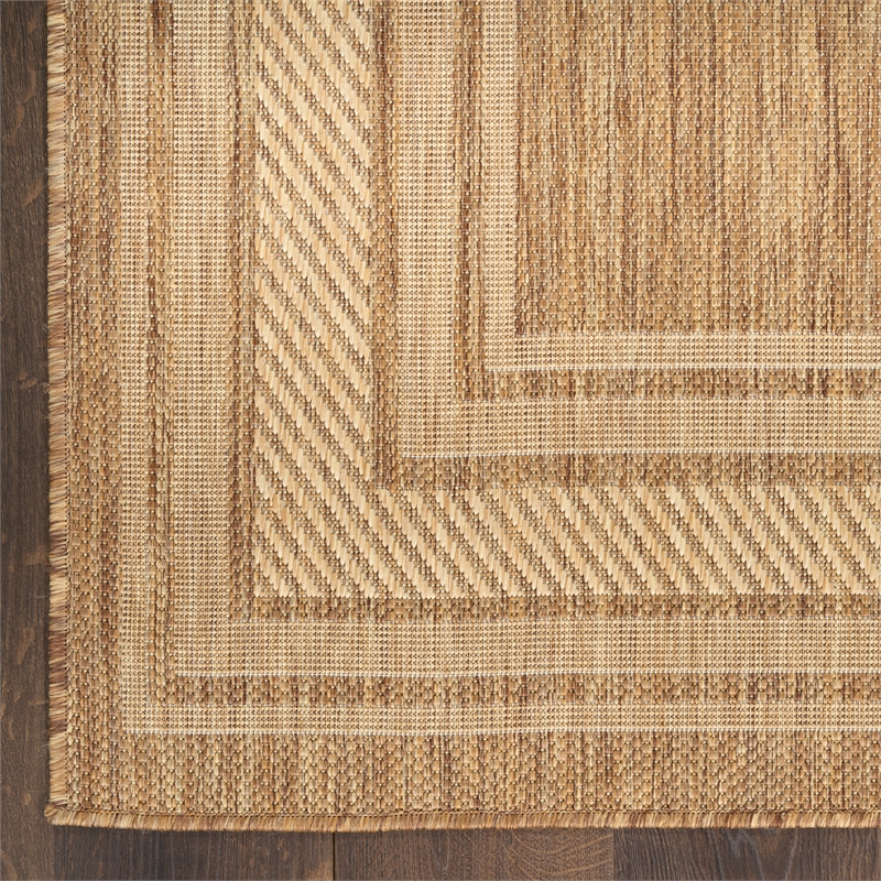 Nourison Horizon 5' x 7' Natural Fabric Area Rug