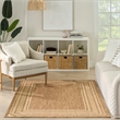 Nourison Horizon 5' x 7' Natural Fabric Area Rug