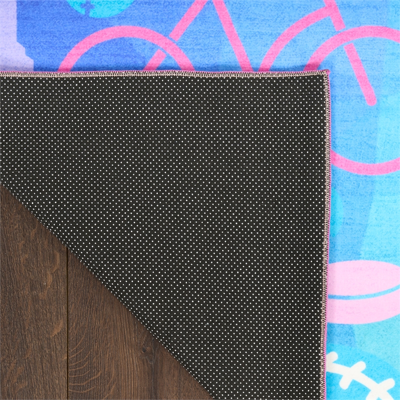 Nourison Imagination 4' x 6' Purple Fabric Area Rug