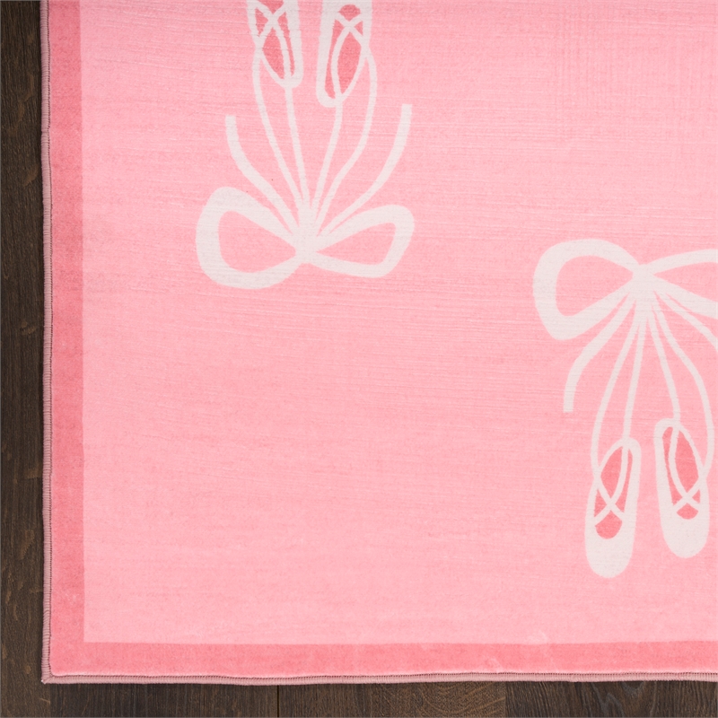 Nourison Imagination 5' x 7' Pink Fabric Area Rug