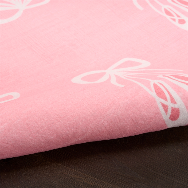 Nourison Imagination 5' x 7' Pink Fabric Area Rug