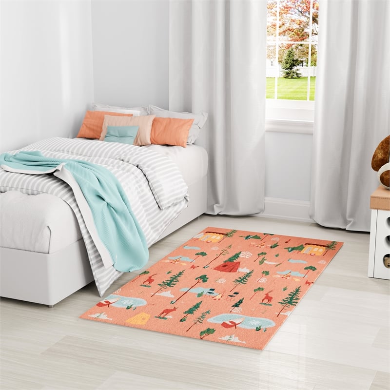 Nourison Imagination 5' x 7' Multi-Color Fabric Area Rug