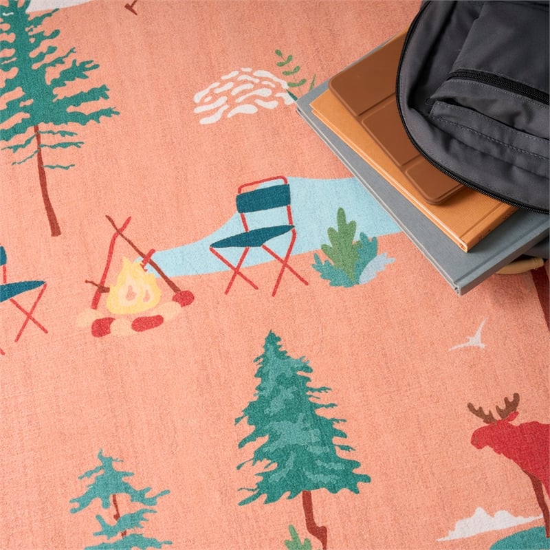 Nourison Imagination 5' x 7' Multi-Color Fabric Area Rug