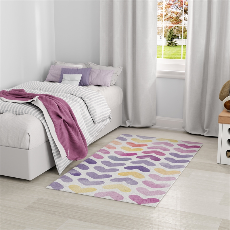 Nourison Imagination 5' x 7' Multi-Color Fabric Area Rug