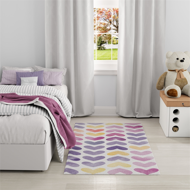 Nourison Imagination 5' x 7' Multi-Color Fabric Area Rug