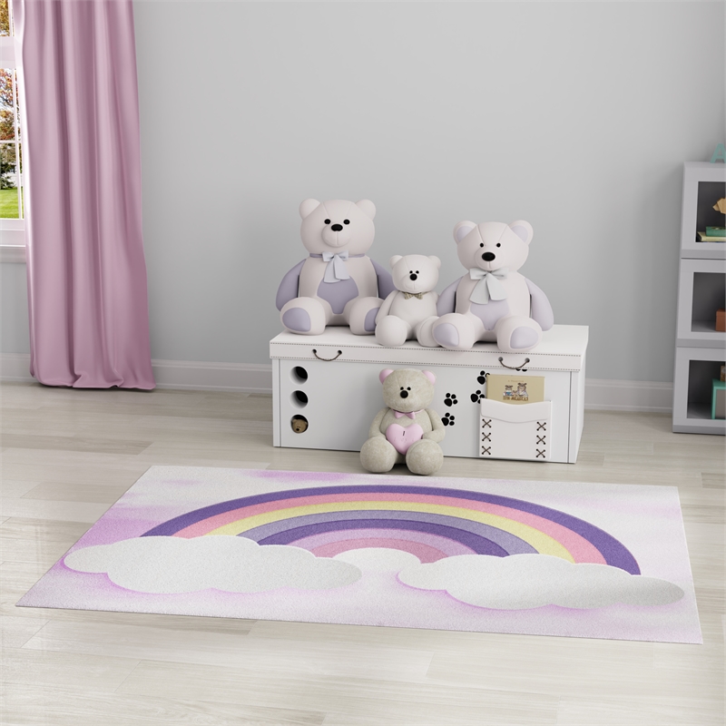Nourison Imagination 5' x 7' Multi-Color Fabric Area Rug