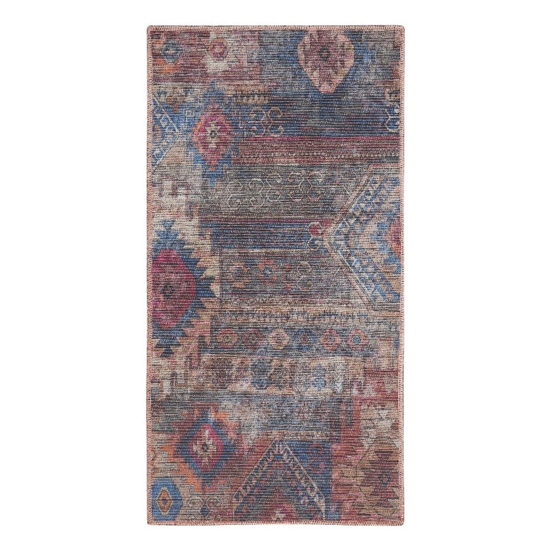 Nourison New Concept Washables 3' x 5' Multicolor Vintage Indoor Rug