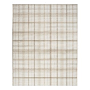 Nourison Grafix 4' x 6' Ivory Beige Fabric Area Rug